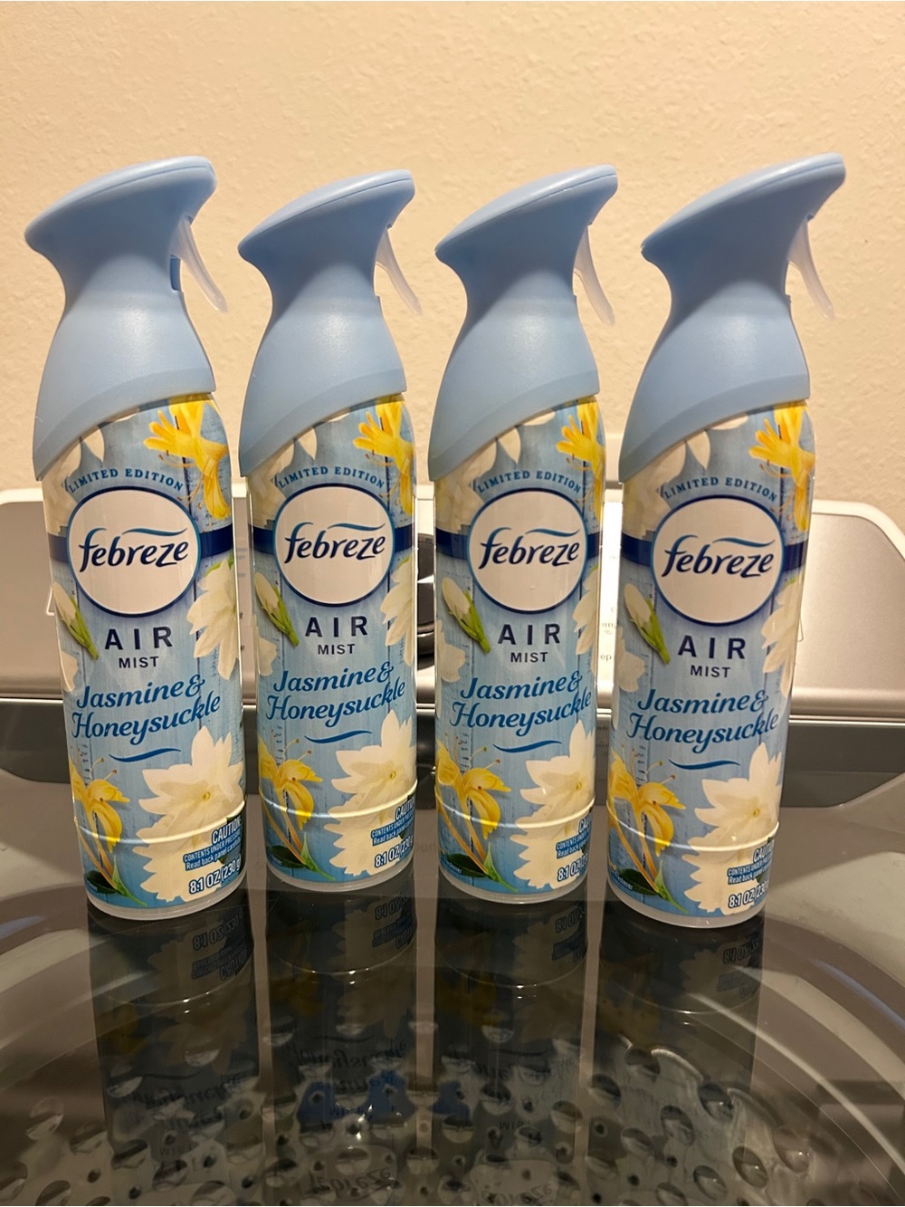 Febreze Jasmine & Honeysuckle Limited Edition Air Mist set of 4